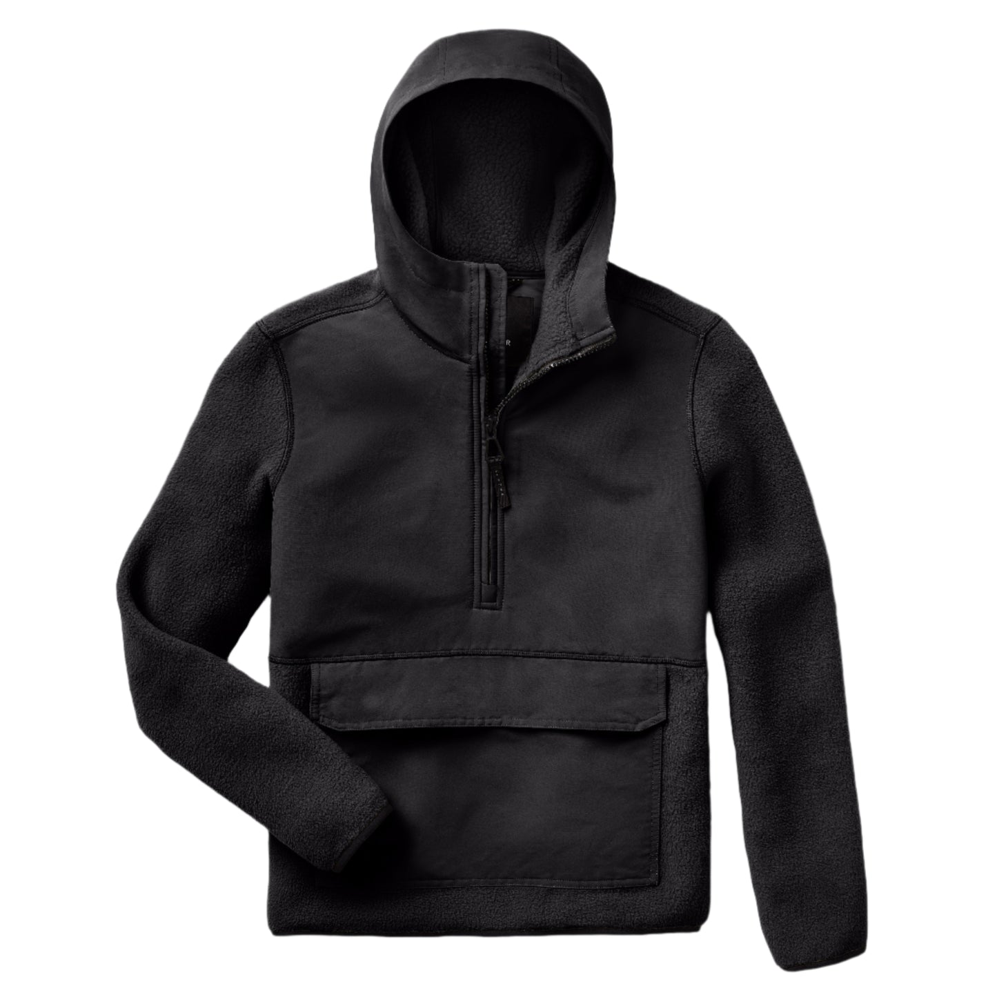 Aether Onyx Black Walsh Hooded Anorak