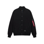 Alpha Industries MA-1 FLEECE JACKET - BLACK