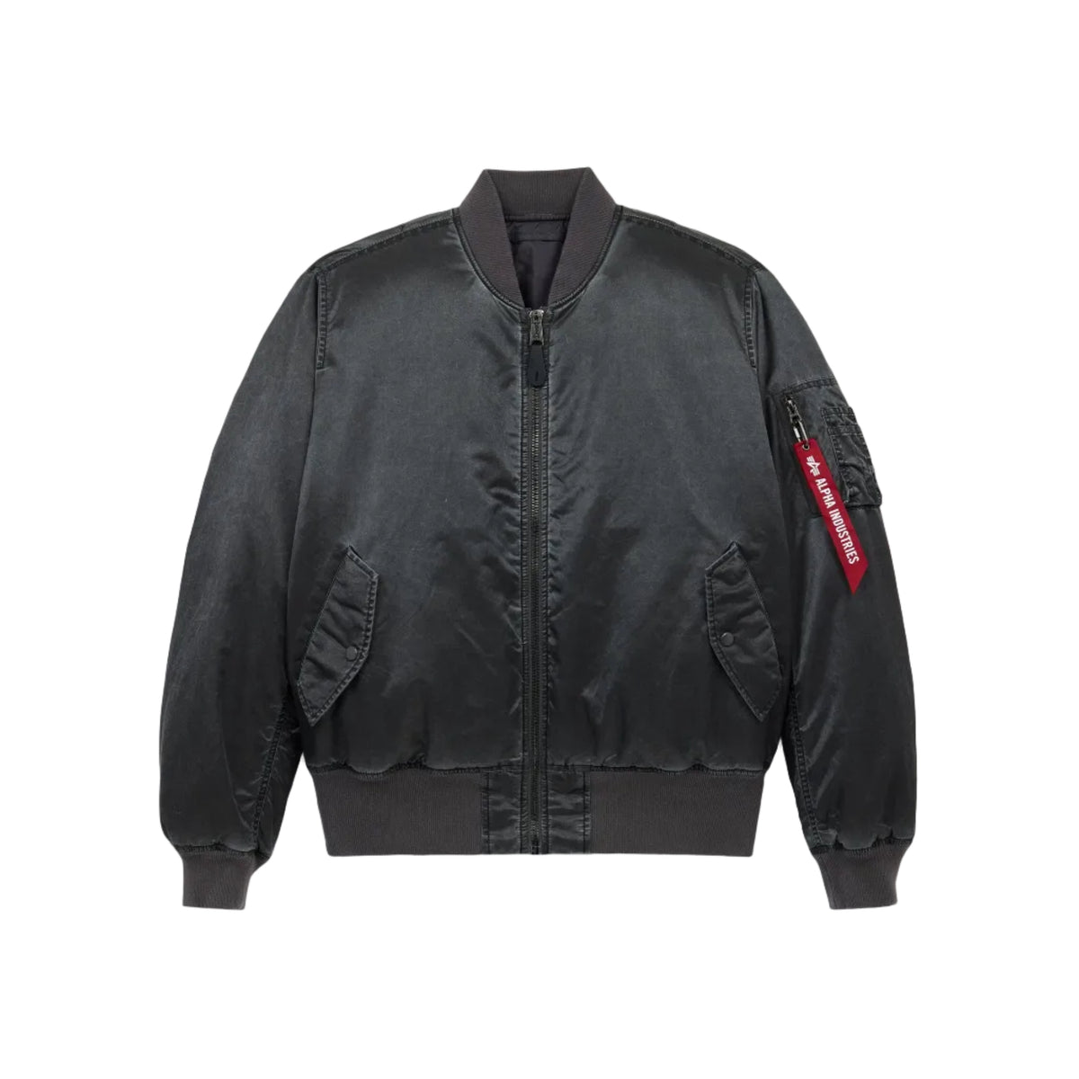 MA-1 BATTLEWASH BOMBER JACKET (HERITAGE FIT) BLACK