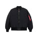 Alpha Industries MA-1 OXFORD FLIGHT JACKET - BLACK
