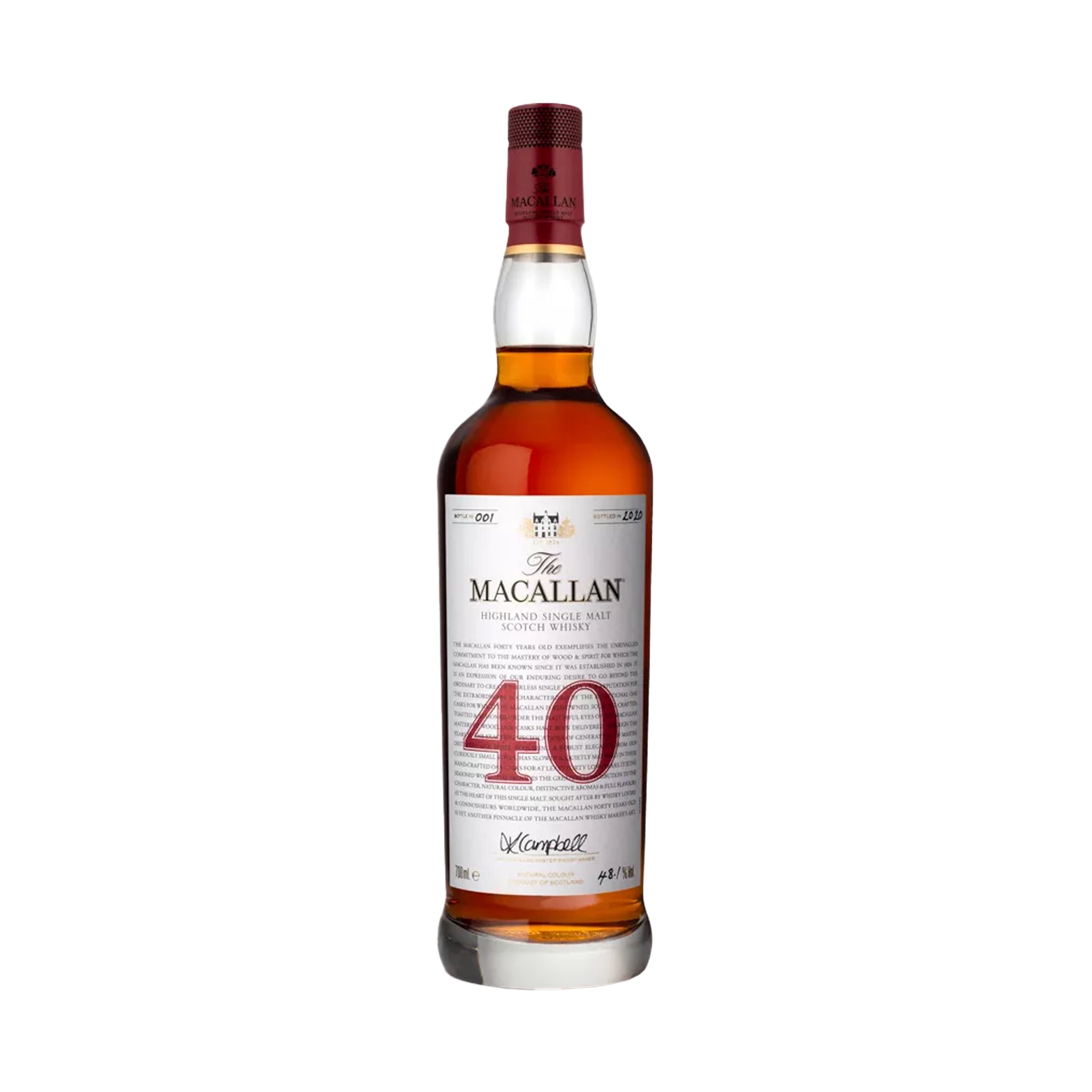The Macallan Red Collection 40 Year Single Malt Scotch Whisky | Uncrate ...