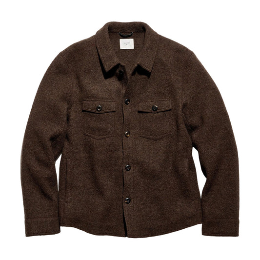 Billy Reid McKenzie Jacket Dark Brown Heather