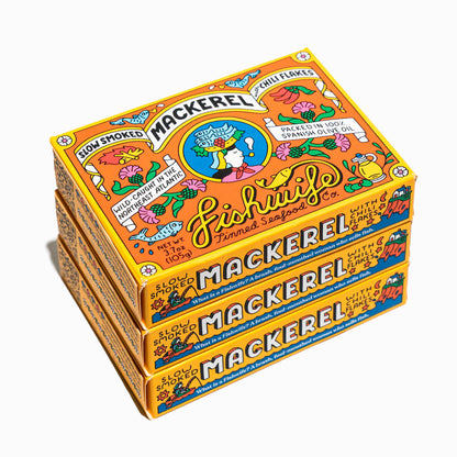 Fishwife Slow Smoked Mackerel with Chili Flakes