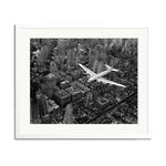 Manhattan Framed Print - White Frame