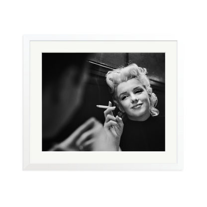 Marilyn Relaxes in a Restaurant White Large