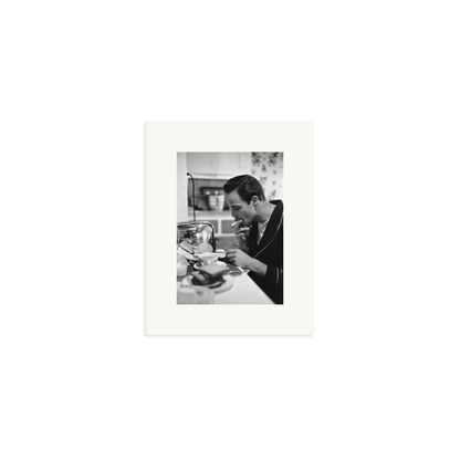 Marlon Brando Reading a Script Framed Print