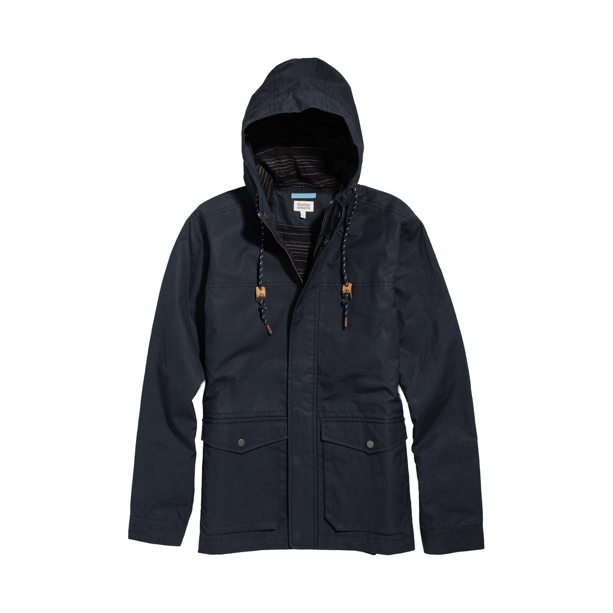 Bridge & Burn Navy Marshall Jacket Waxed Canvas Navy Waxed Canvas