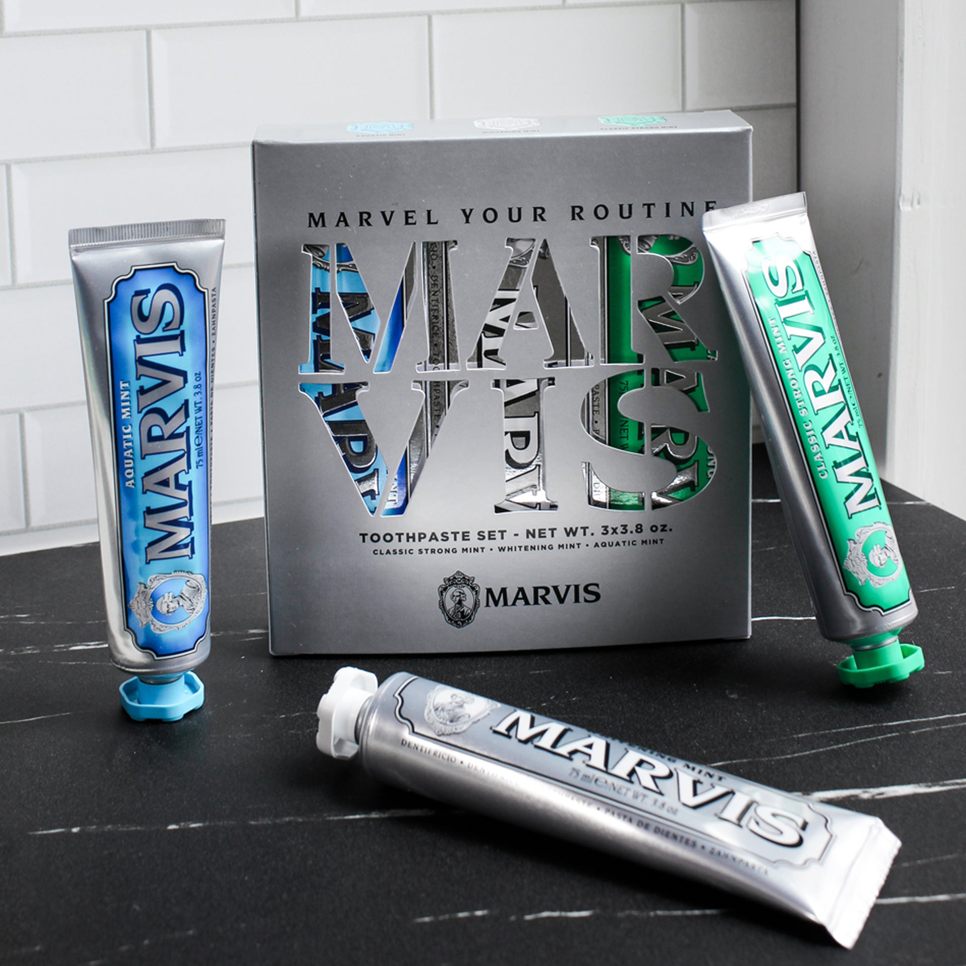Marvis Toothpaste Best Seller Trio | Uncrate Supply