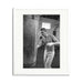Steve McQueen Boxing Framed Print - White Frame