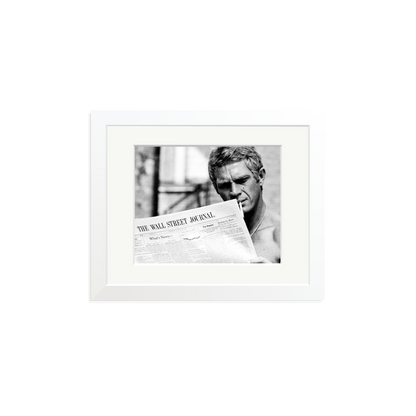 Steve McQueen WSJ Thomas Crown Affair Framed Print