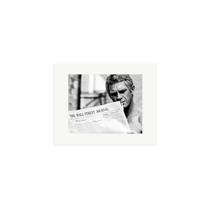Steve McQueen WSJ Thomas Crown Affair Framed Print