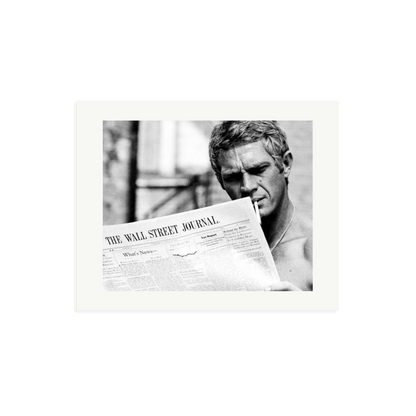 Steve McQueen WSJ Thomas Crown Affair Framed Print