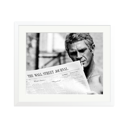 Steve McQueen WSJ Thomas Crown Affair Framed Print