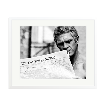 Steve McQueen WSJ Thomas Crown Affair Framed Print