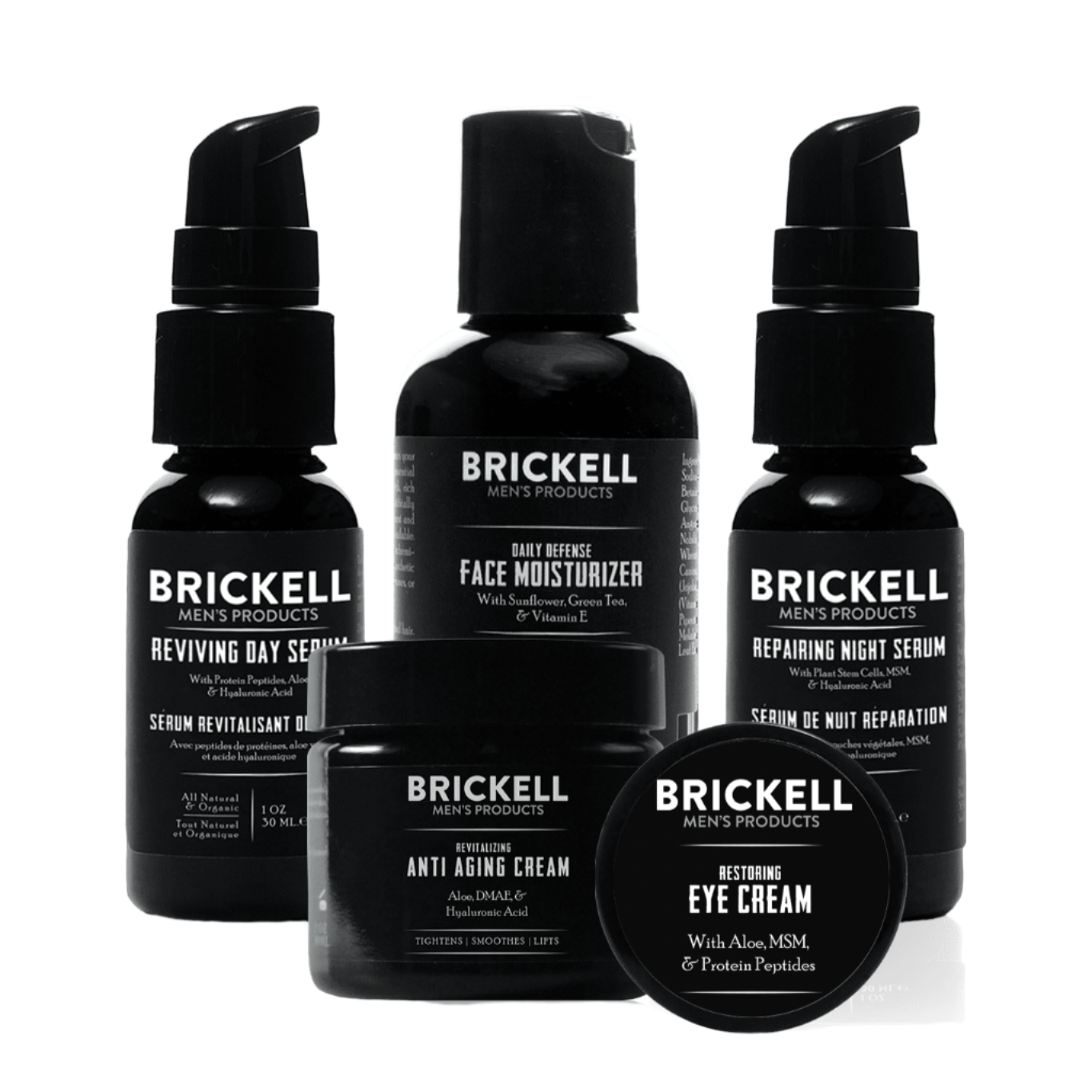 Brickell Men's Complete Defense Anti Aging Routine