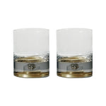 Meteorite Tumbler Set - Amber Gold