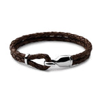 Miansai Sterling Silver Single Trice Bracelet - Brown