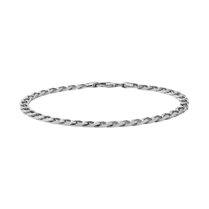 Miansai Sterling Silver 4mm Cuban Chain Bracelet