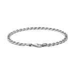 Miansai Sterling Silver 4mm Cuban Chain Bracelet - Polished Silver