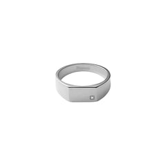MIANSAI◆ジオ シグネット ダイヤモンド 送料込 Geo Signet Diamond Ring, Gold Vermeil | Men's Rings | Miansai