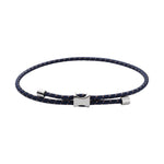 Miansai Orson Pull Bungee Rope Bracelet - Navy/Brown