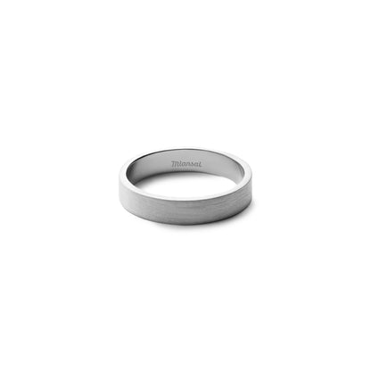 Miansai 4mm Silver Band Matte Silver Monogram: No
