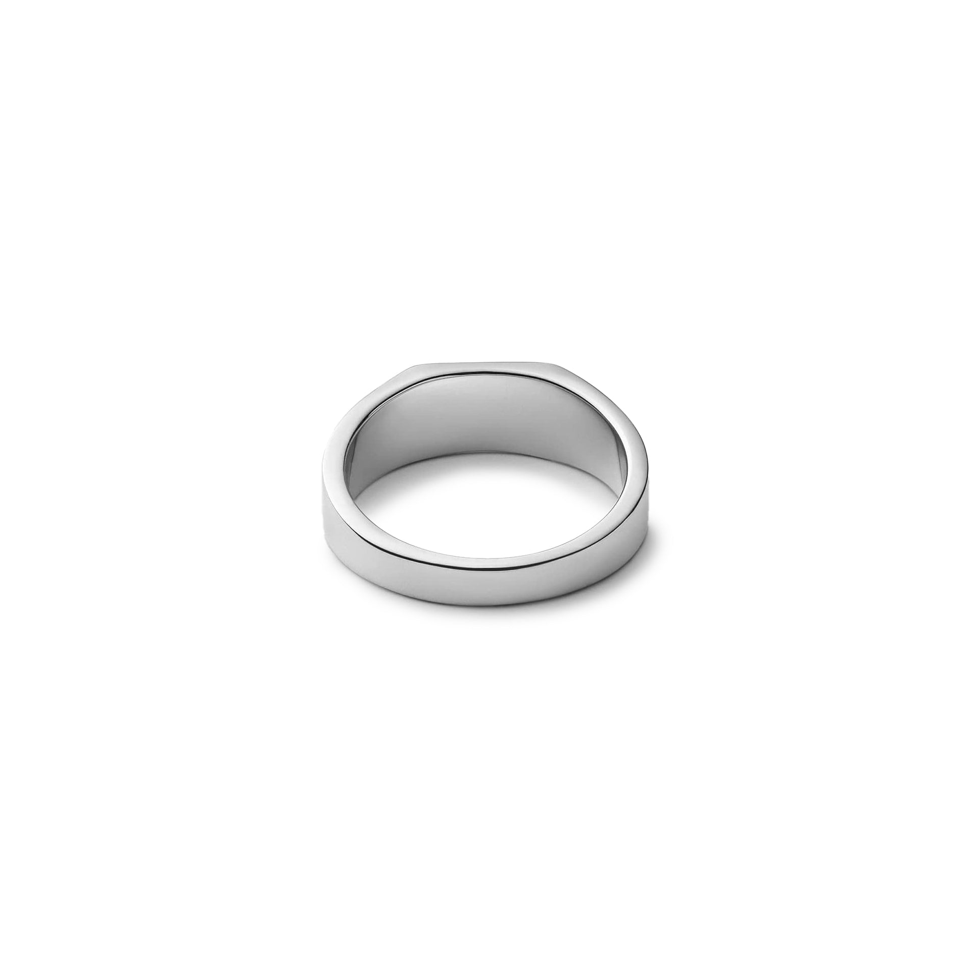 Miansai Geo Signet Diamond, Sterling Silver