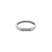 Miansai Thin Geo Diamond Ring - Polished Silver/Pave