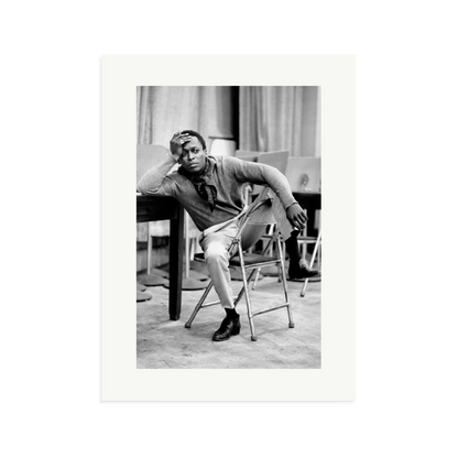 Miles Davis At 30th Street Studios Framed Print Print Only XL