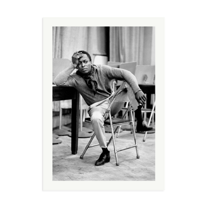Miles Davis At 30th Street Studios Framed Print Print Only XXL