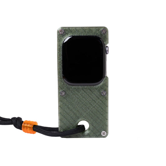 Miniphone Standard Olive Case olive green apple watch series 10 or 11 - 46mm