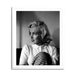Marilyn Monroe Framed Print - White Frame
