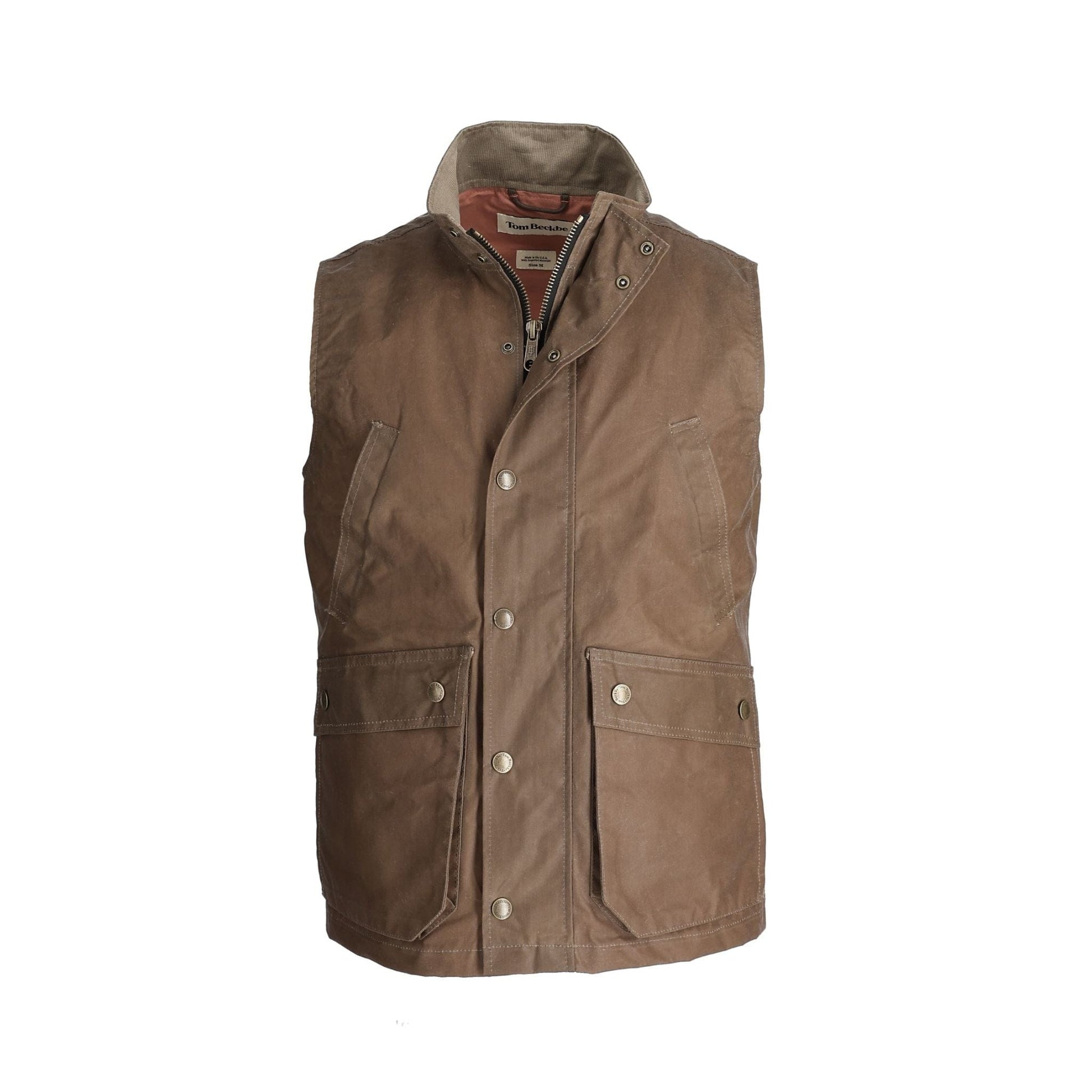 Tom Beckbe Kinsman Vest Tobacco