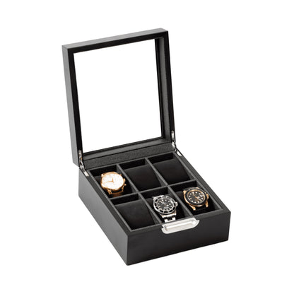 Modern 6-Slot Watch Box