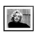Marilyn Monroe Posing Framed Print - Black Frame
