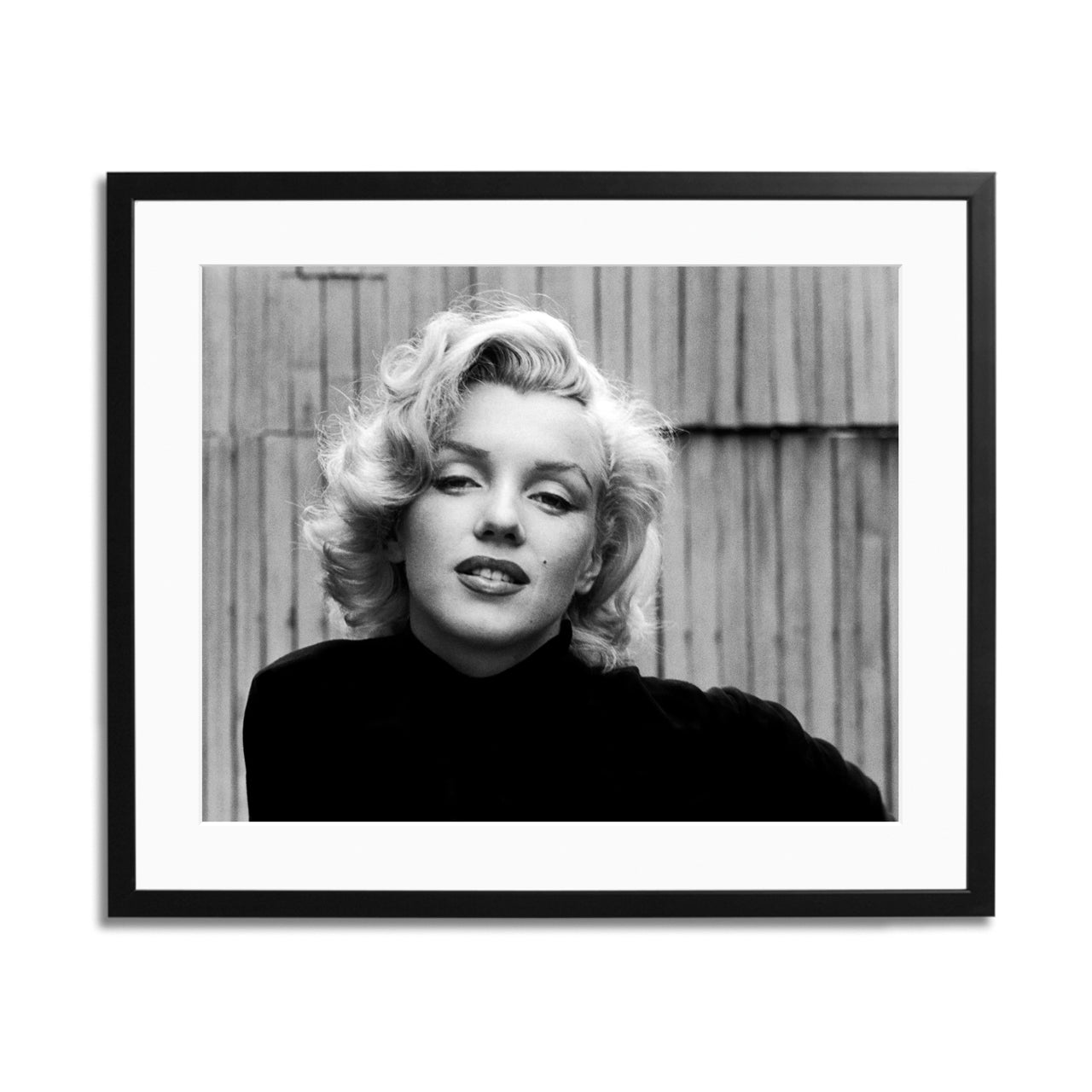 Marilyn Monroe posiert gerahmter Druck