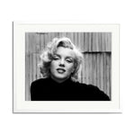 Marilyn Monroe Posing Framed Print - White Frame