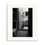Marilyn Monroe Shower Framed Print - White Frame
