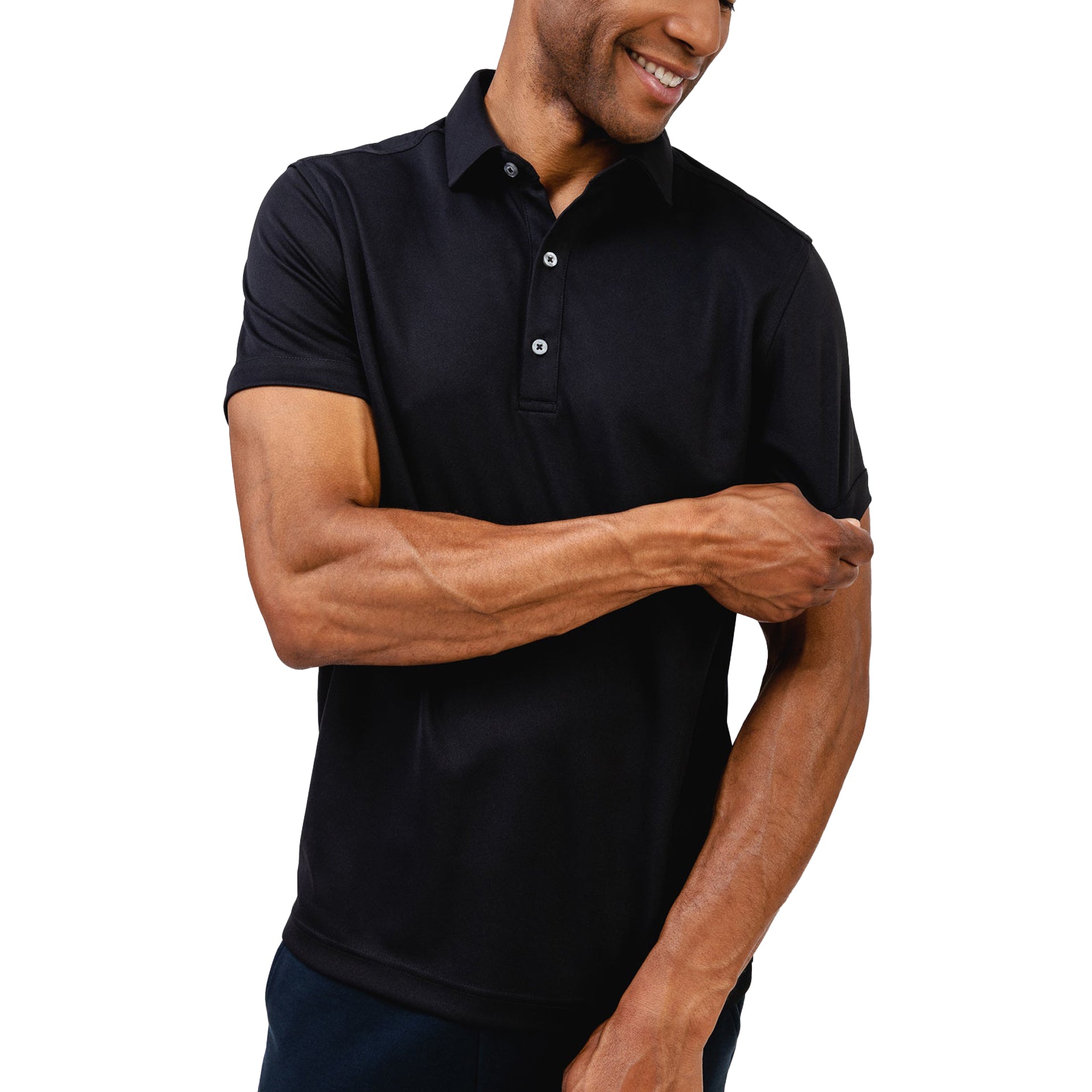 Ministry of Supply Black Apollo Polo Uncrate Supply