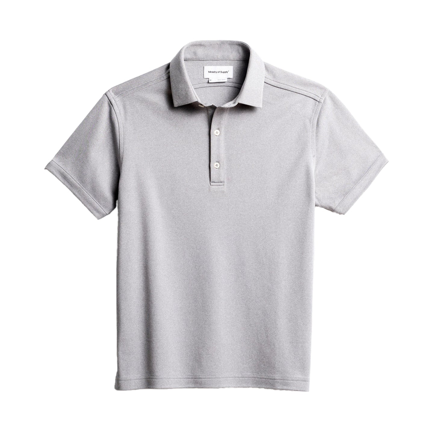 Ministry of Supply Grey White Heather Apollo Polo