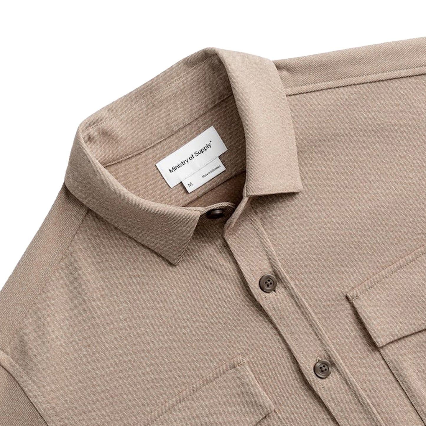 Ministry of Supply Oatmeal Tweed Fusion Overshirt