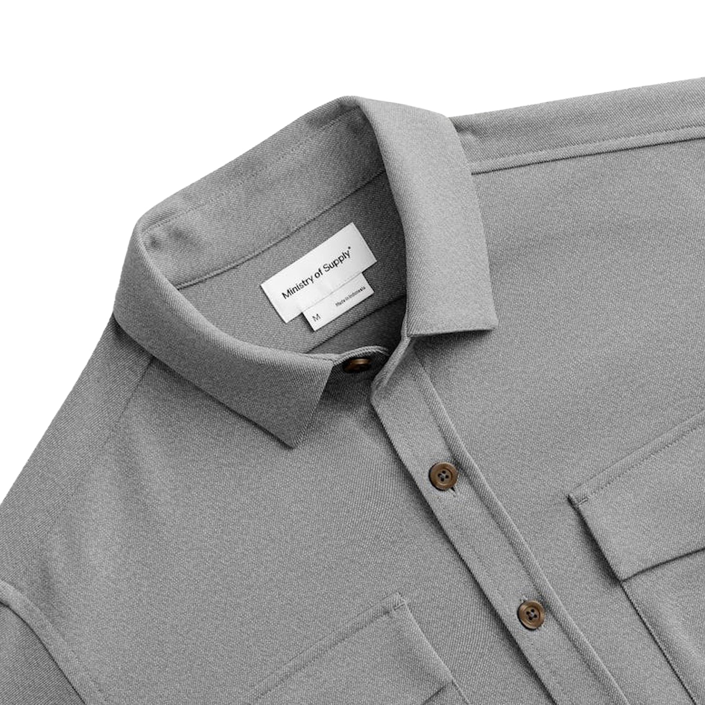 Ministry of Supply Medium Grey Fusion Overshirt