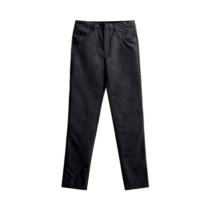 Ministry of Supply Black Heather Kinetic Twill 5-Pocket Pant