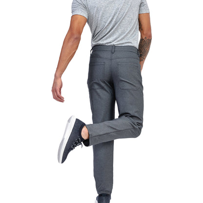 Ministry of Supply Grey Kinetic Twill 5-Pocket Pant