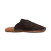 Mr. Grumpy Leather Slippers - Black