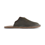 Mr. Grumpy Leather Slippers - Olive