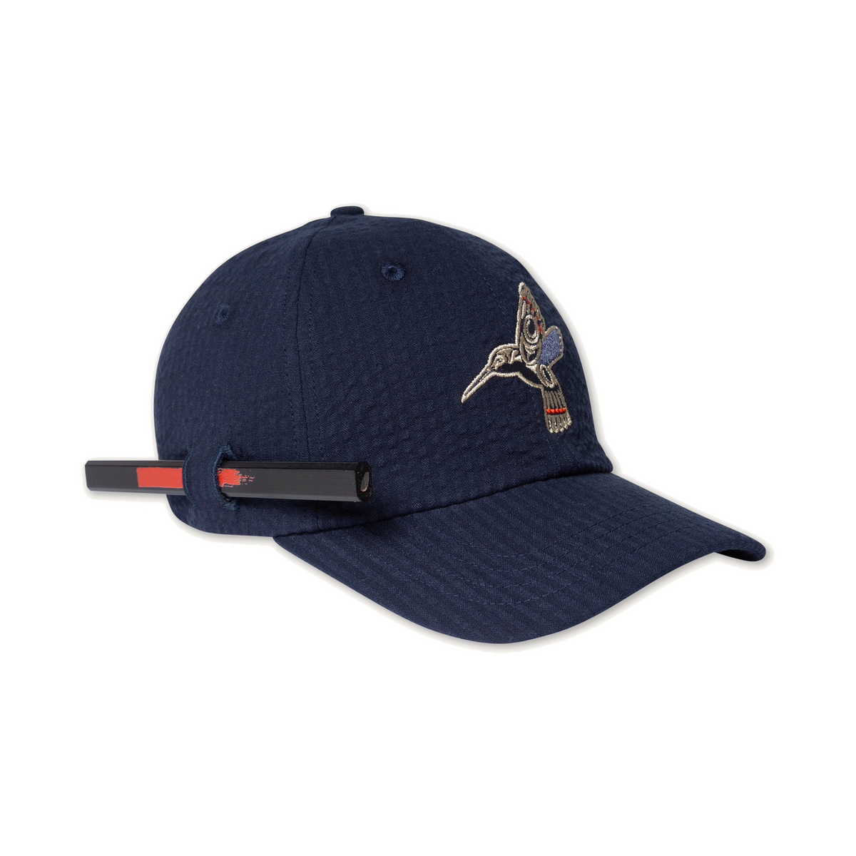 Mr. Lynch's Directors Cap in Summer Seersucker