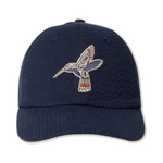 Mr. Lynch's Directors Cap in Summer Seersucker - Dark Navy