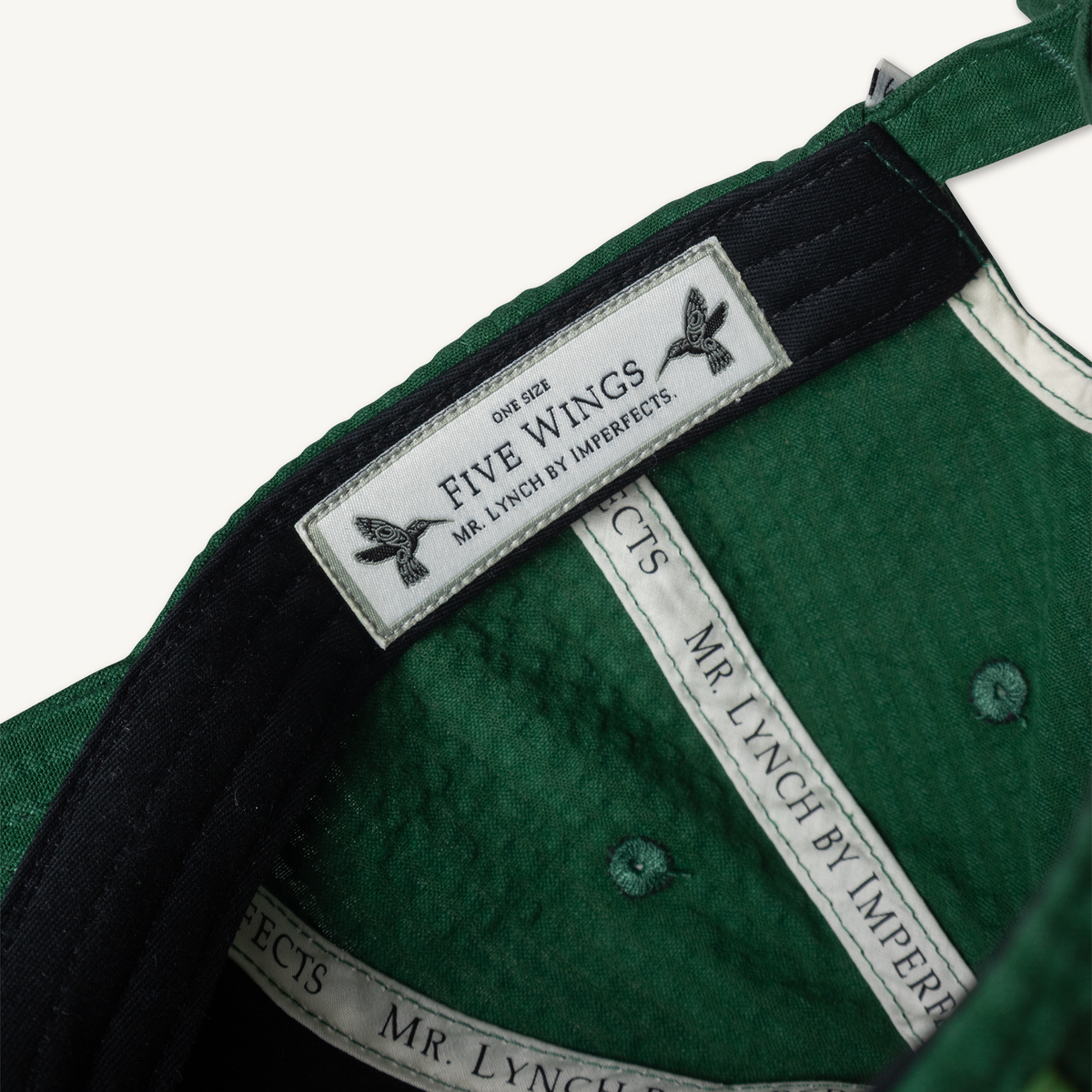 Mr. Lynch's Directors Cap in Summer Seersucker