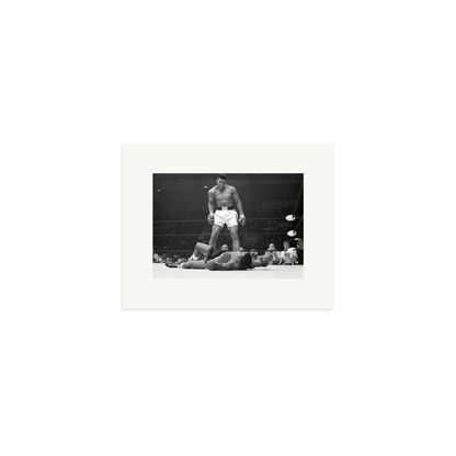 Muhammad Ali Taunting Sonny Liston Framed Photograph Print Only Small